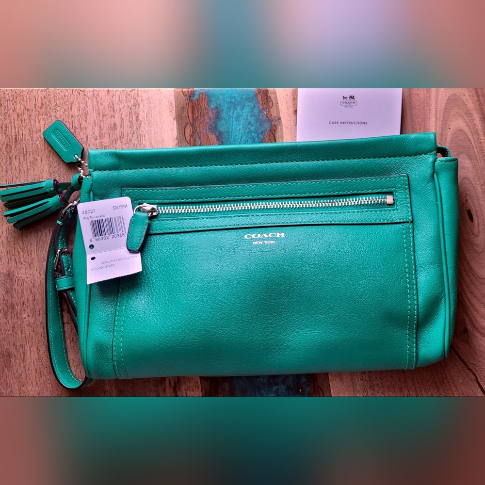 Coach Legacy Large Leather Clutch / Wristlet